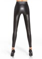 Women's fashionable leather leggings ELEN 200 DEN BasBleu
