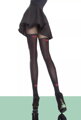 Tights mimicking self-supporting stockings G 5596 CANELLA 40 DEN Fiore
