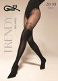 Tights with an Over-the-Knee Effect TRENDY BLUSH 02 20/40 DEN Gatta