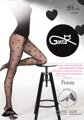 Women’s tights with heart pattern FUNNY WZ.08 20 DEN Gatta