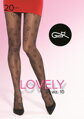 Tights with hearts LOVELY 10 20 DEN Gatta