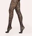 Luxury Lace Pattern Tights CHANTILLY 30 DEN Knittex