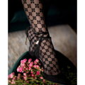 Patterned Tights with Knee-High Effect PHLOX 20 DEN Knittex