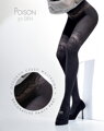 Patterned tights with geometric motif POISON 50 DEN Knittex