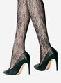 Fishnet tights with roses № 024 Lores