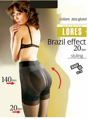 Tights with push-up effect BRAZIL EFFECT 20 DEN Lores