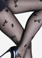 Fantasy Bee Pattern Tights HONEY 20 DEN Lores