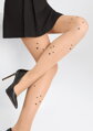 Women's tights with romantic black hearts ALLURE E05 20 DEN Marilyn