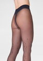 Sheer tights with glitter and star motif ALLURE F04 Marilyn