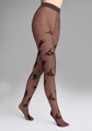 Patterned sheer tights with floral design ALLURE G008 20 DEN Marilyn