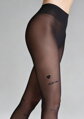 Women’s sheer printed tights ALLURE G009 Marilyn waistband detail