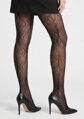 Patterned Tights with Elegant Flowing Lines ALLURE I002 40 DEN Marilyn