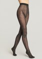 Patterned Tights with Elegant Flowing Lines ALLURE I002 40 DEN Marilyn