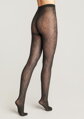Patterned Tights with Elegant Flowing Lines ALLURE I002 40 DEN Marilyn