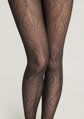 Patterned Tights with Elegant Flowing Lines ALLURE I002 40 DEN Marilyn