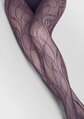 Fishnet tights with floral pattern CHARLY F08 Marilyn