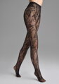 Fishnet Tights with Floral Pattern CHARLY G001 Marilyn