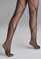 Fishnet tights CHARLY G004 Marilyn leg detail from back