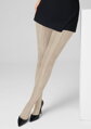 Tights with jacquard pattern visually lengthening the legs DIANA F01 Marilyn