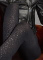 Tights with shiny black leopard pattern EMMY D01 60 DEN Marilyn