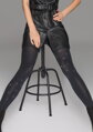 Black tights with a unique star pattern EMMY D04 60 DEN Marilyn