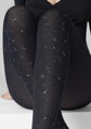 Night sky tights with stars and moons EMMY F11 Marilyn