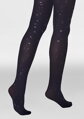 Night sky tights with stars and moons EMMY F11 Marilyn