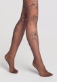 Floral Pattern Tights EMMY I014 30 DEN Marilyn