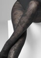 Women’s tights with floral pattern on micro mesh GRACE F21 40 DEN Marilyn