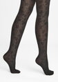 Women’s tights with floral pattern on micro mesh GRACE F21 40 DEN Marilyn