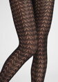 Women's tights with bamboo fiber JACQUARD D09 120 DEN Marilyn