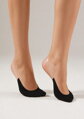 Women's Cotton No-Show Socks with Transparent Silicone Strap COTTON OPEN HEEL Marilyn