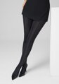 Tights with jacquard pattern visually lengthening the legs DIANA F01 Marilyn