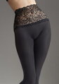 Thick tights with wide lace SLIM EMOTION 60 Marilyn