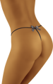 Thong with a bow BONGO Wolbar