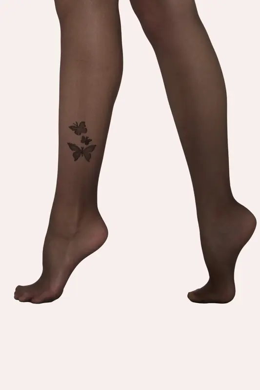 Sheer Butterfly Tights AILES 20 DEN Knittex