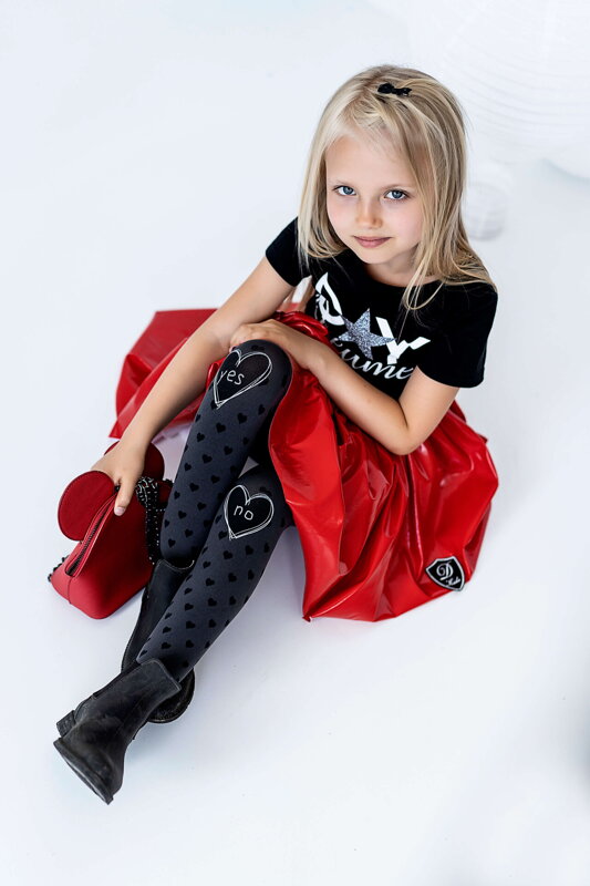Children's patterned tights YES/NO 120 DEN Knittex