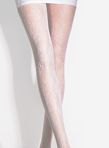 Fishnet tights with roses № 024 Lores
