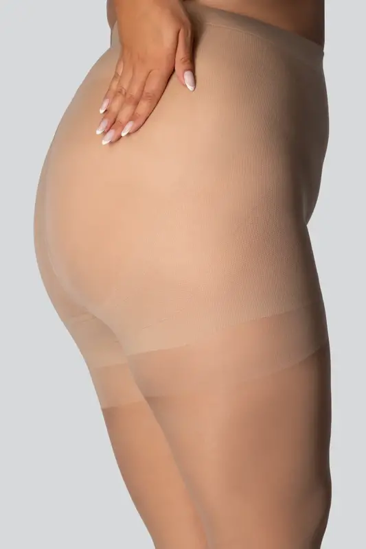 Zoštíhľujúce pančuchy XXL QUEEN SIZE SHAPING 30 DEN Mona