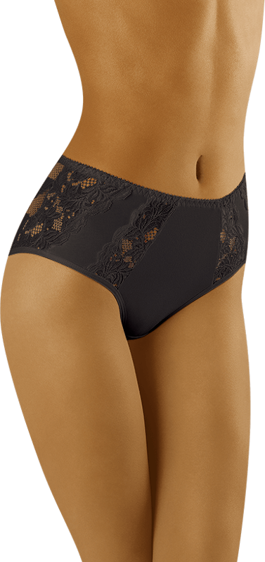 Cotton panties with lace eco-VU MAXI Wolbar
